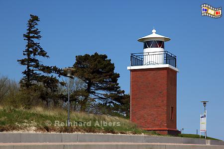 Leuchtturm in Wyk auf Fhr., Leuchtturm, Lighthouse, Nordseekste, Fhr, Wyk, Albers, Foto, foreal,