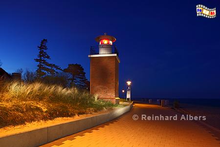 Blaue Stunde am Leuchtturm von Wyk auf Fhr., Leuchtturm, Lighthouse, Nordseekste, Fhr, Wyk, Albers, Foto, foreal,