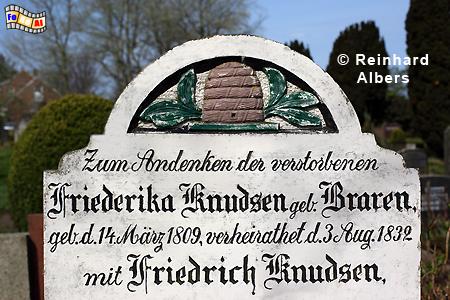 Fhr Sderende Grabstein, Nordseekste, Nordsee, Fhr, Nordfriesland, Kapitnsgrab, Grabstein, Sderende, Albers, Foto, foreal,