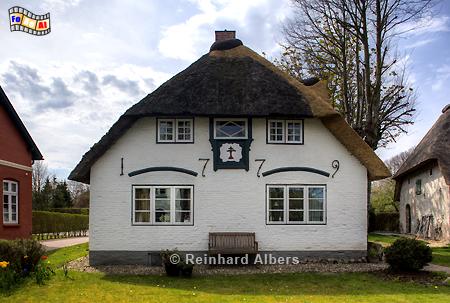 Friesenhaus in Nieblum auf der Insel F�hr., F�hr, Nieblum, Friesenhaus, Nordfriesland, Albers, Foto, foreal,