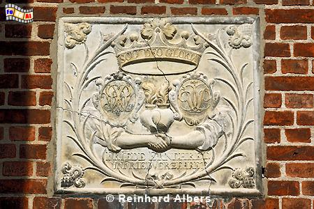 Wandrelief am Friesenmuseum in Wyk auf Fhr, Nordfriesland, Nordseekste, Wyk, Fhr, Friesenmuseum, Albers, Foto, foreal,