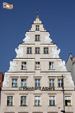 Wrocław  (Breslau) - Haus zu den Greifen an der Westseite des Rings., Polen, Breslau, Rynek, Greifen, Ring, Albers, foreal,
