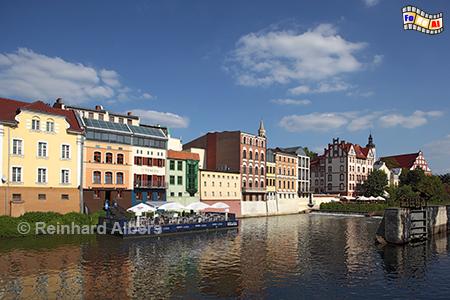 Opole (Oppeln) - Am Mhlengraben, auch Oppelner Venedig genannt., Polen, Schlesien, Opole, Oppeln, Mhlengraben, Albers, foreal,