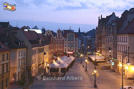 Wrocław (Breslau) Ostseite des Ryneks (Ring), Polen, Breslau, Rathaus, Rynek, Albers, foreal,