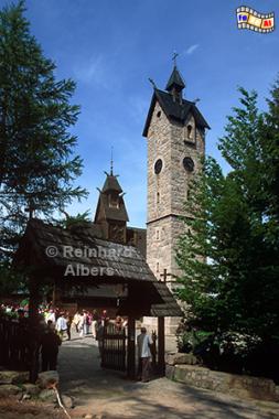 Karpacz (Krummhbel) _ Norwegische Stabholzkirche Wang, Polen, Schlesien, Riesengebirge, Wang, Kirche, Krummhbel, Brckenberg, Albers, Foto, foreal,
