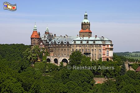 Schloss Książ (Frstenstein), Polen, Schlesien, von Ple, Książ, Frstenstein, Schloss, Albers, foreal, Foto,