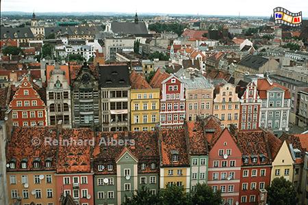 Wrocław (Breslau) - Blick vom Rathausturm, Polen, Breslau, Rathaus, Rynek, Albers, foreal,