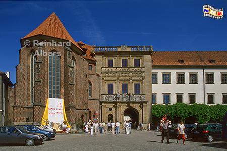 Brzeg (Brieg) - Schloss, Polen, Schlesien, Brzeg, Brieg, Schloss, Auenansicht, Albers, foreal,
