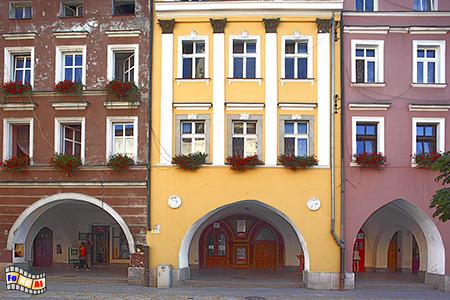 Jawor (Jauer) Marktplatz (Rynek/Ring), Polen, Schlesien, Jawor, Jauer, Rynek, Ring, Albers, foreal, Foto,