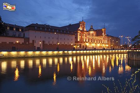 Wrocław (Breslau) - Ossolinski-Bibliothek, Polen, Schlesien, Breslau, Wrocław , Universitt, Ossolinski, Bibliothek, Oder, Albers, foreal,
