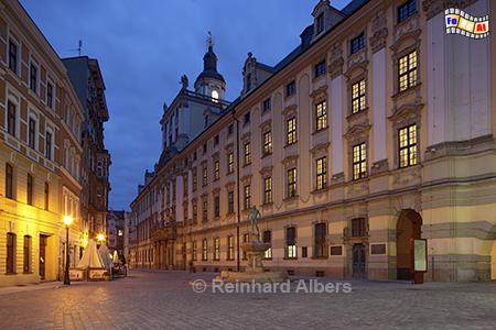 Wrocław (Breslau) - Universitt, Polen, Schlesien, Breslau, Wrocław , Universitt, Oder, Albers, foreal,