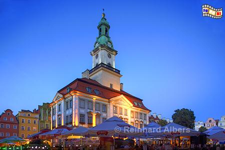 Jelenia Gra (Hirschberg) - Rathaus am Marktplatz, Polen, Schlesien, Jelenia Gra, Hirschberg, Rathaus, Albers, foreal,