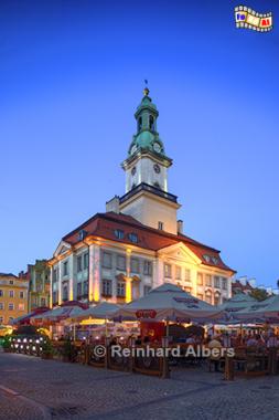 Jelenia Gra (Hirschberg) Rathaus am Marktplatz., Polen, Schlesien, Hirschberg, Jelenia Gra, Rathaus, Albers, Foto, foreal,
