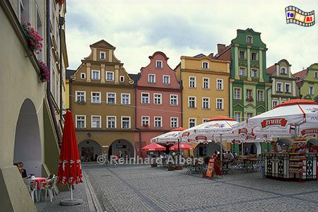 Jelenia G�ra (Hirschberg), Polen, Schlesien, Jelenia G�ra, Hirschberg, Marktplatz, Albers, Foto, foreal,