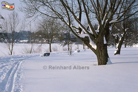 Ratzeburg - Winteridylle am Kchensee., Schleswig-Holstein, Herzogtum Lauenburg, Kchensee, Winter, Albers, foreal, Foto,