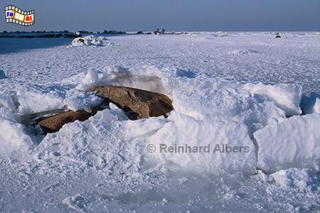 An der Ostseekste bei Hohwacht im Mrz 1986, Schleswig-Holstein, Ostseekste, Winter, Eisschollen, Strand, Albers, foreal, Foto,