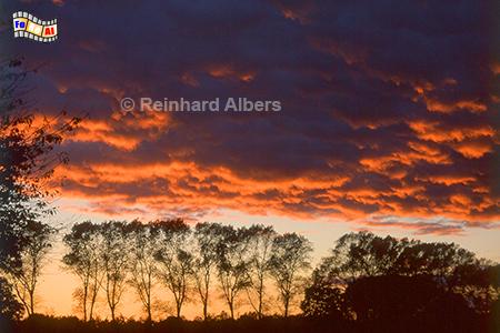 Abendrot bei Husberg, Schleswig-Holstein, Abendrot, Sonnenuntergang, Wolken, Albers, Foto, foreal,