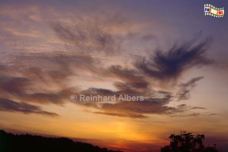 Abendrot am Taschensee, Schleswig-Holstein, Abendrot, Sonnenuntergang, Wolken, Albers, Foto, foreal,