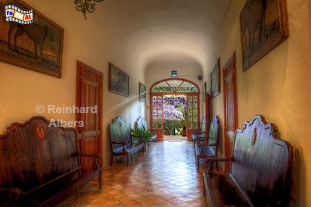 Herrenhaus Alfbia: Diele/Flur, Mallorca, Jardines, Jardins, Alfabia, Bunyola, Diele, Flur, Herrenhaus, Landsitz, Foto, foreal, Albers, 
