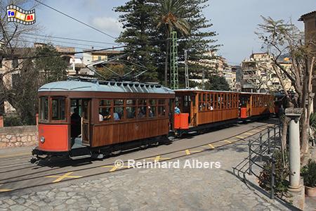Soller Straenbahn, Mallorca, Soller, Straenbahn, Albers, Foto, foreal,