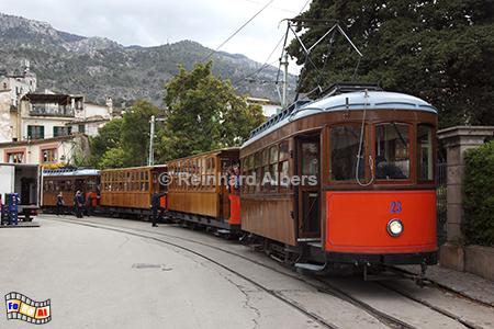 Soller Straenbahn, Mallorca, Soller, Straenbahn, Albers, Foto, foreal,