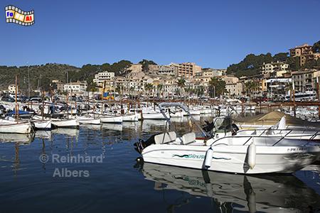 Hafen von Port de Soller, Mallorca, Port, Soller, Hafen, Yachten, Albers, Foto,