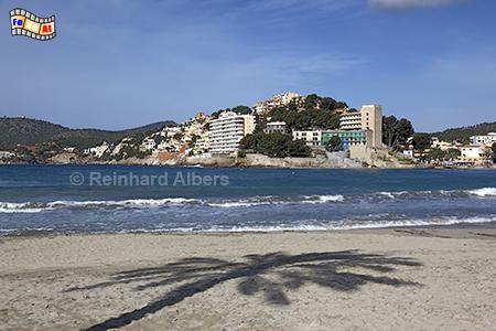 Die Bucht von Paguera, Mallorca, Paguera, Strand, Bucht, Albers, Foto, foreal,
