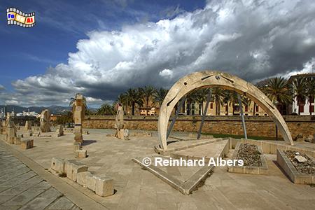Palma de Mallorca: Skulpturenpark am Parc de la mar, Mallorca, Palma, Parc de la mar, Skulpturen, Kunst, Park, Albers, Foto, foreal,