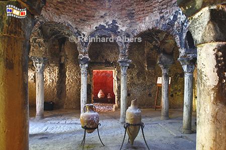 Das Arabische Bad stammt vermutlich aus dem 10. Jh., Mallorca, Palma, Arabisch, Bad, Mauren, Albers, Foto, foreal,