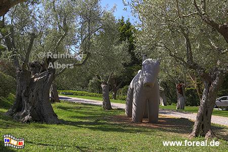 Fundacin Jakober bei Alcudia., Mallorca, Alcudia, Fundacin, Jakober, Kunst, Skulpturen, Albers, Foto, foreal,