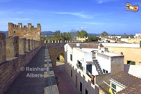 Alcudia - Stadtmauer, Mallorca, Alcudia, Stadtmauer, Stadtbefestigung, Albers, Foto, foreal,