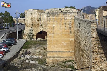 Aklcudia - Stadtmauer, Mallorca, Alcudia, Stadtmauer, Stadtbefestigung, Albers, Foto, foreal,