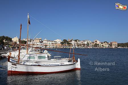 Hafen von Portocolom, Mallorca, Portocolom, Hafen, Balearen, Mittelmeer, Albers, Foto, foreal,