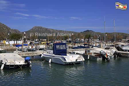 Port de Pollena - Hafen, Mallorca, Port de Pollenca, Hafen, Jachten, Mittelmeer, Balearen, Albers, Foto, foreal,
