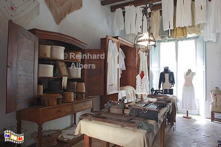 Sa Granja - B�gel- und N�hzimmer, Mallorca, Balearen, Tramuntana, Granja, Volkskundemuseum, Landgut, Schlafzimmer, Albers,Foto, foreal,