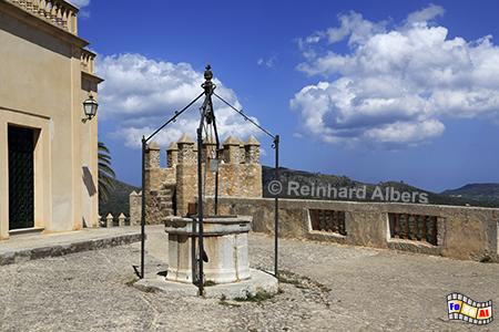 Arta - Burganlage auf dem Hgel, Mallorca, Balearen, Arta, Burg, San Salvador, Wallfahrtskirche, Albers, Foto, foreal,